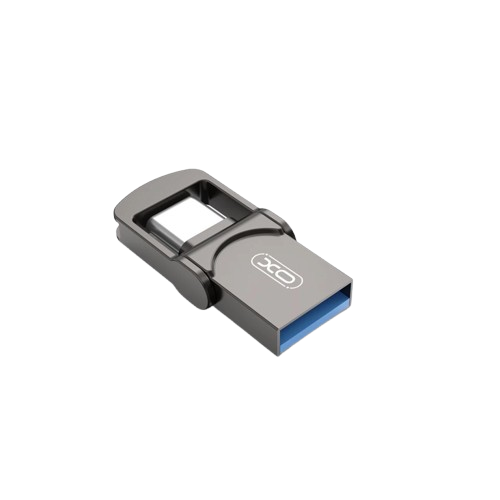 флешка XO DK10 32GB USB3.2 Type-C серо-прозрачная
