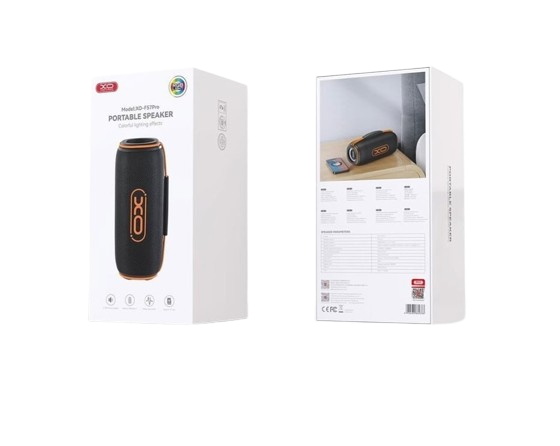 XO F57 Bamboo soundbar Black-Orange