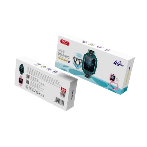 XO H110 детские умные часы чёрно-зелёный/розовый