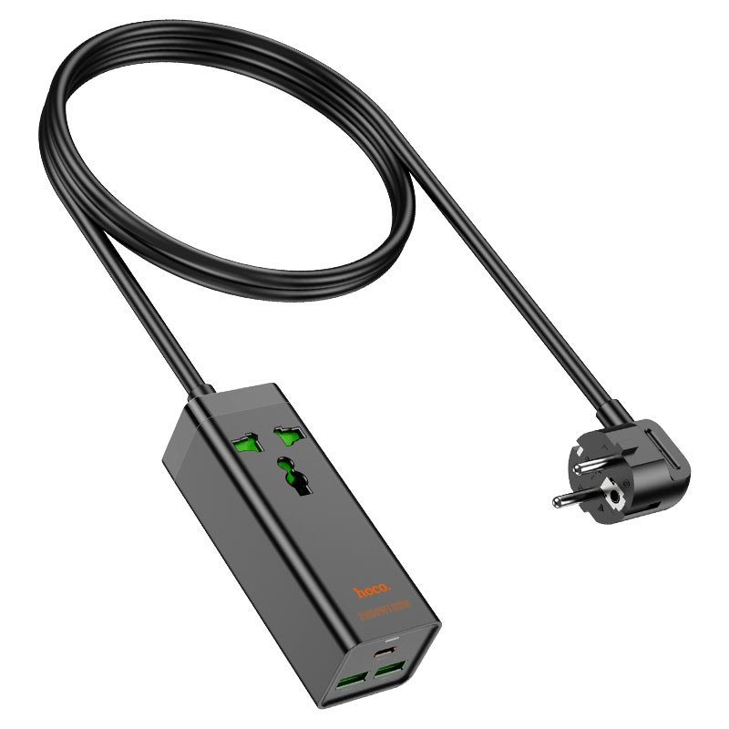 Hoco AC9A Talent настольное зарядное устройство PD30W чёрно-белый