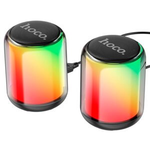 Hoco BS56 компьютерные колонки RGB чёрные