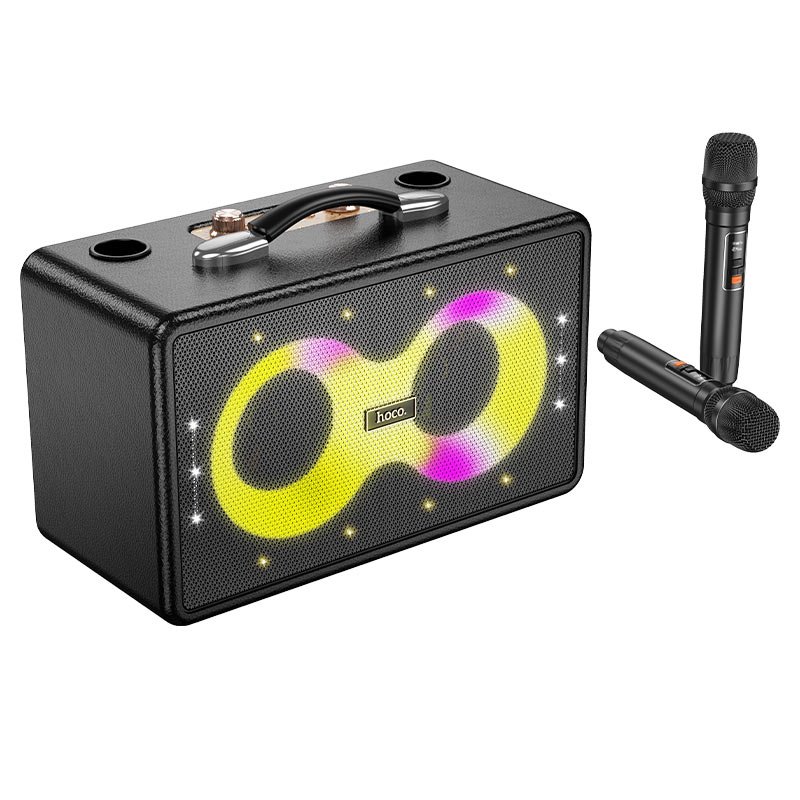 Hoco HA8 Ave караоке колонка чёрная