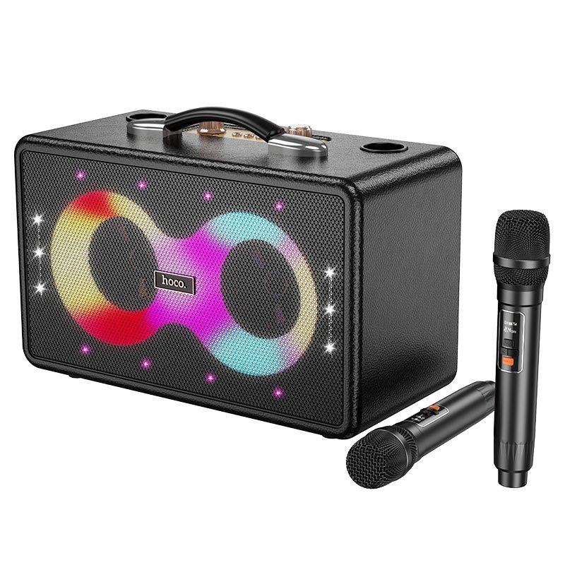 Hoco HA8 Ave караоке колонка чёрная