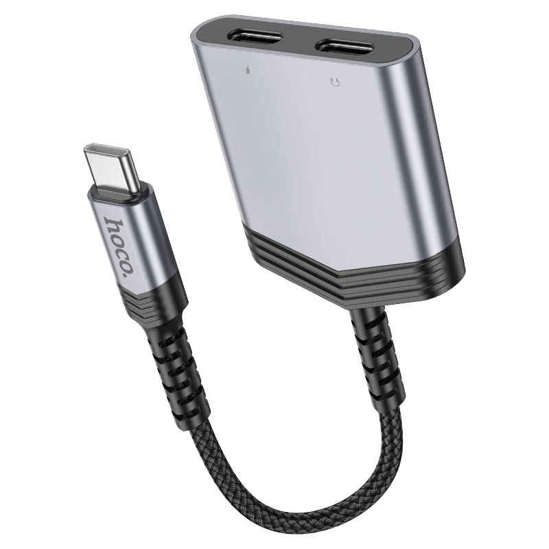 аудио конвертер Hoco LS40 тёмно-серый