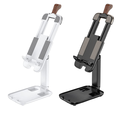 Hoco S28 складная настольная подставка белая чёрная