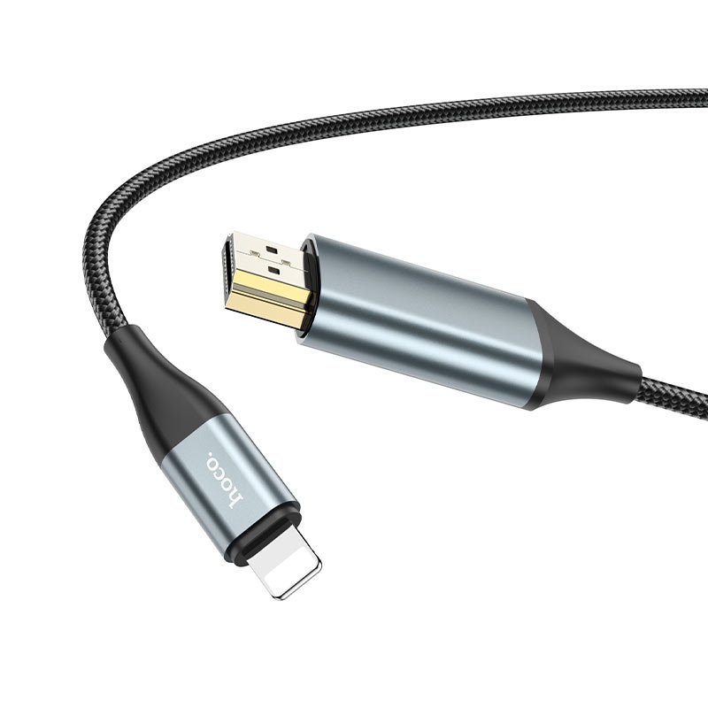 hdmi кабель Hoco UA15 тёмно-серый