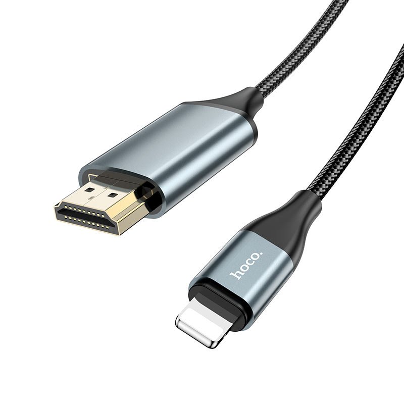 hdmi кабель Hoco UA15 тёмно-серый