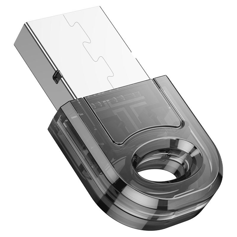 USB Bluetooth адаптер Hoco UA28 прозрачный черный