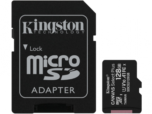 microSD Kingston 128GB чёрный