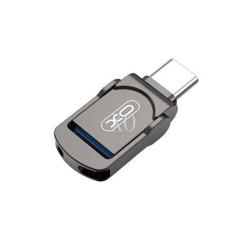 флешка XO DK10 32GB USB3.2 Type-C серо-прозрачная