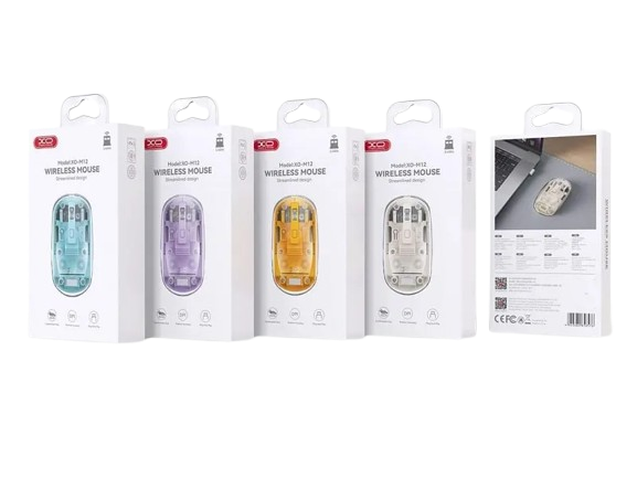 bluetooth мышь XO M12 прозрачная