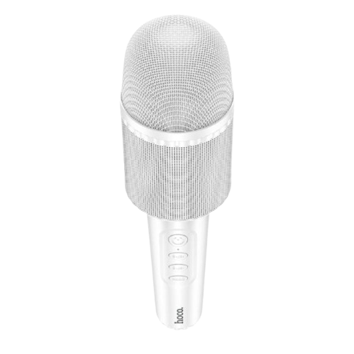 Hoco DBK1 караоке микрофон розово-белый