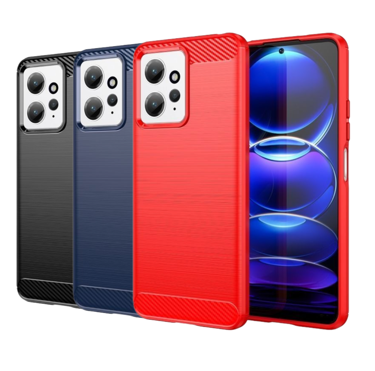 карбоновый чехол Xiaomi Redmi Note 12 4G Global
