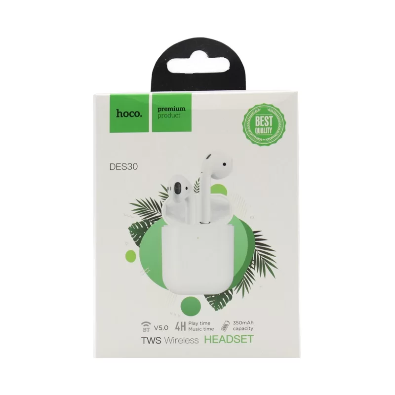 беспроводные наушники hoco des30 белые