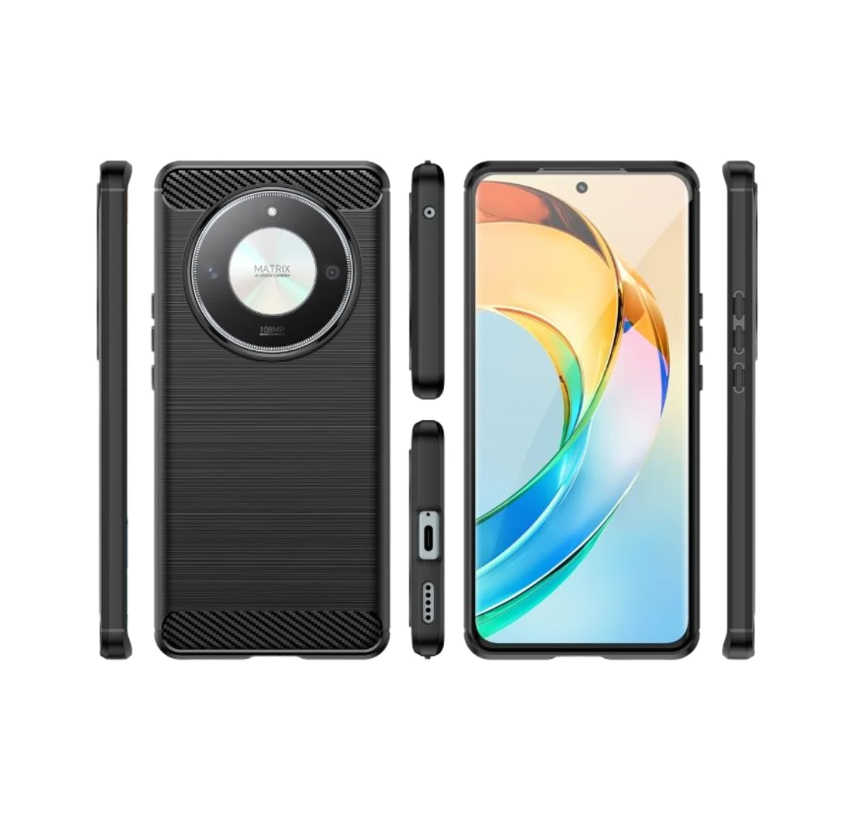 карбоновый TPU чехол Honor Magic5 Lite