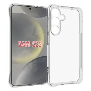 противоударный TPU чехол Samsung S25 прозрачный
