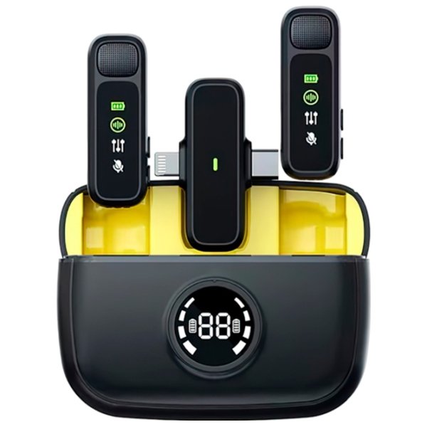 мини микрофон wiwu wi-wm003 черный