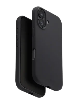 тонкий TPU чехол iPhone 17 чёрный