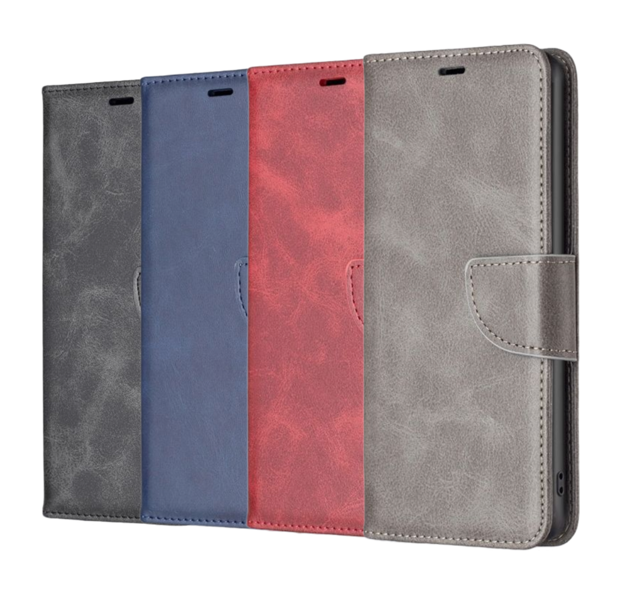 кожаный чехол-книжка Poco M6 4G Redmi 13