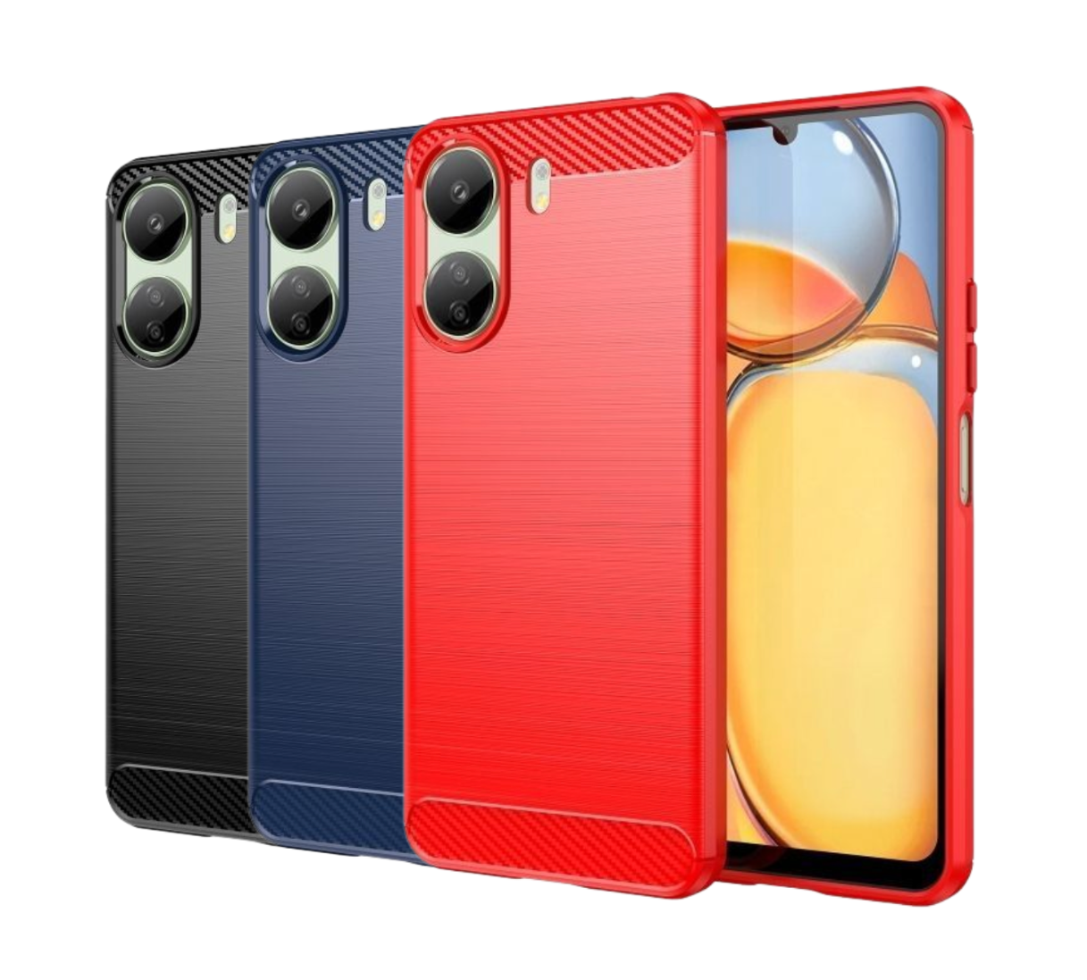 кехол карбон TPU Xiaomi Redmi 13C