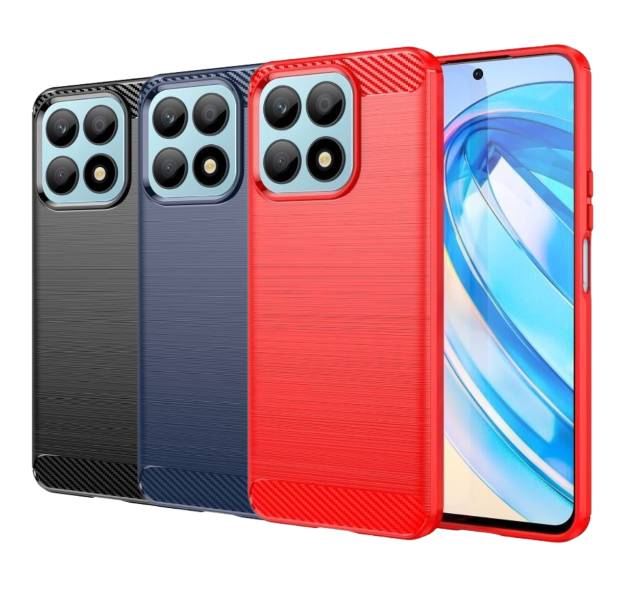 карбоновый TPU чехол Honor X8A