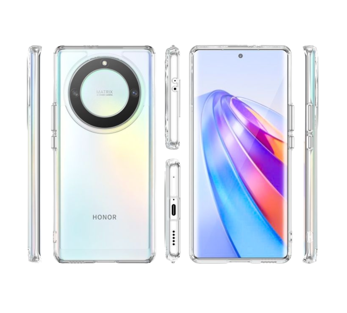 прозрачный TPU чехол Honor Magic5 Lite Candy