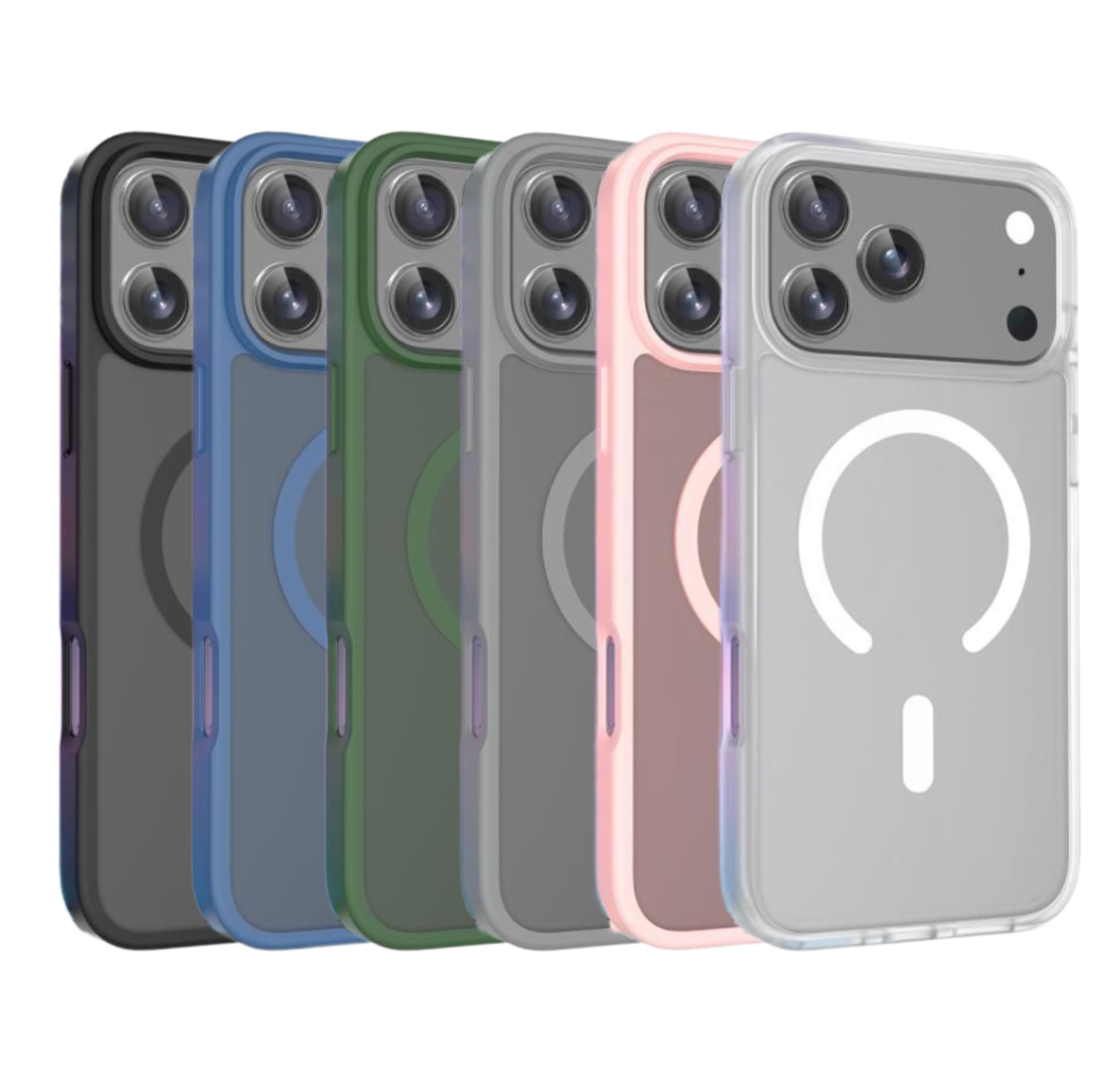 Skin Feel MagSafe гибридный чехол iPhone 17 Pro Max