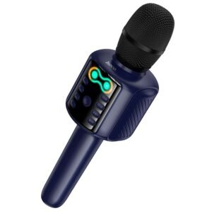 караоке микрофон hoco l24 shine синий