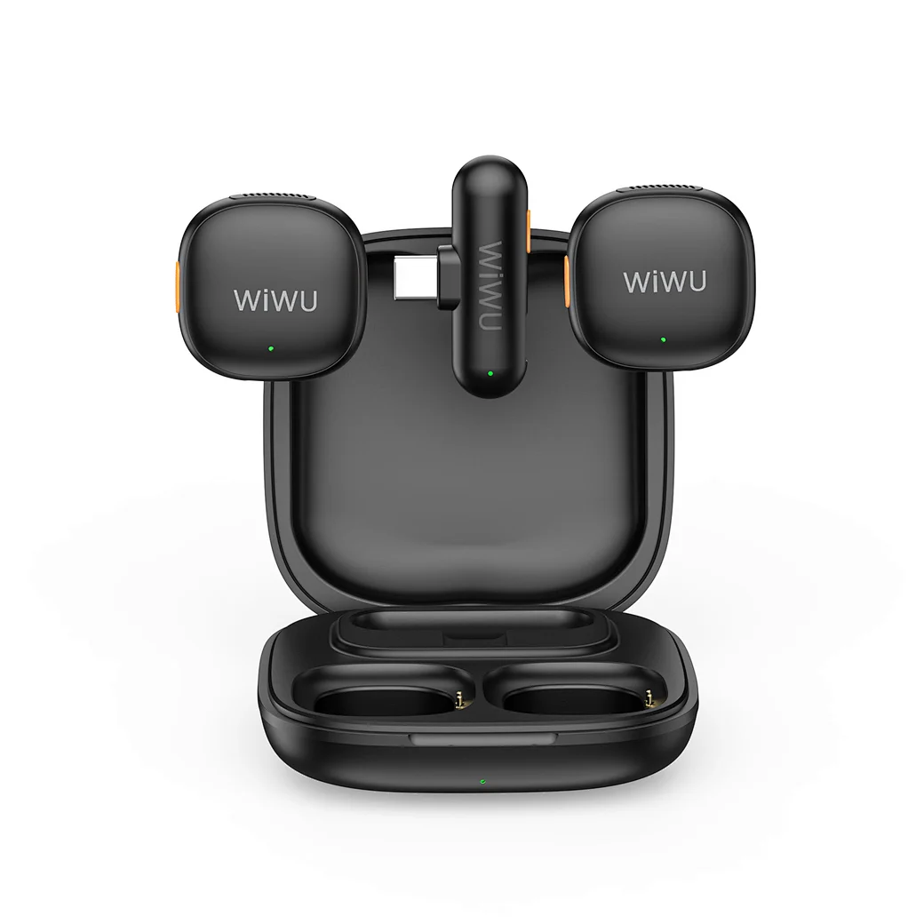беспроводной микрофон wiwu wm006 duo черный