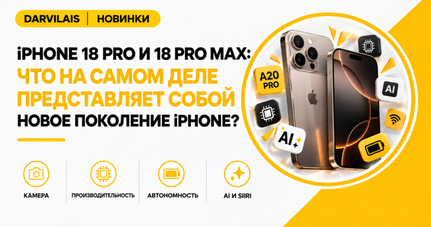 iPhone 18 Pro и 18 Pro Max — что нового в новом поколении