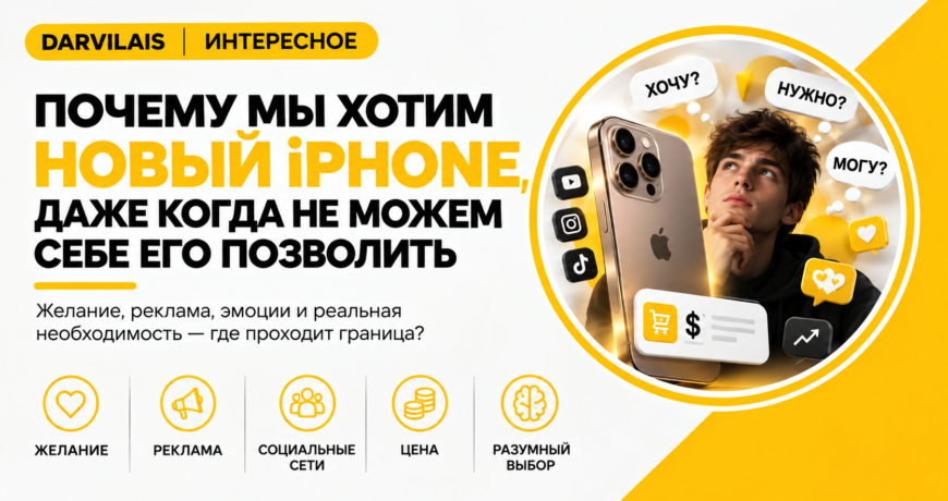Почему хочется новый iPhone, даже если старый смартфон работает