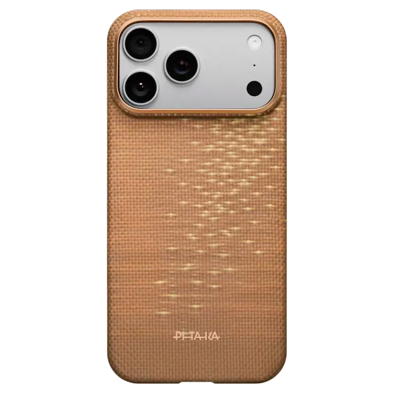 премиальный чехол PITAKA Golden Glint для iPhone 18 Pro Max 17 Pro Max