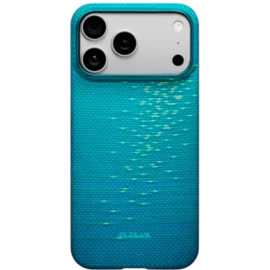 премиальный чехол PITAKA Lucid Blue для iPhone 18 Pro Max 17 Pro Max