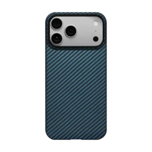 премиальный чехол PITAKA Ultra-Slim чёрный синий для iPhone 18 Pro Max 17 Pro Max