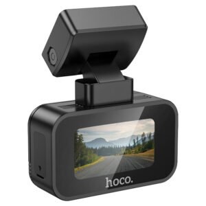 Миниатюрный видеорегистратор Hoco DV10 черного цвета с экраном