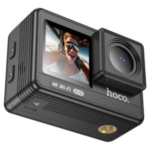Экшн-камера 4K со стабилизацией Hoco DV102 черного цвета