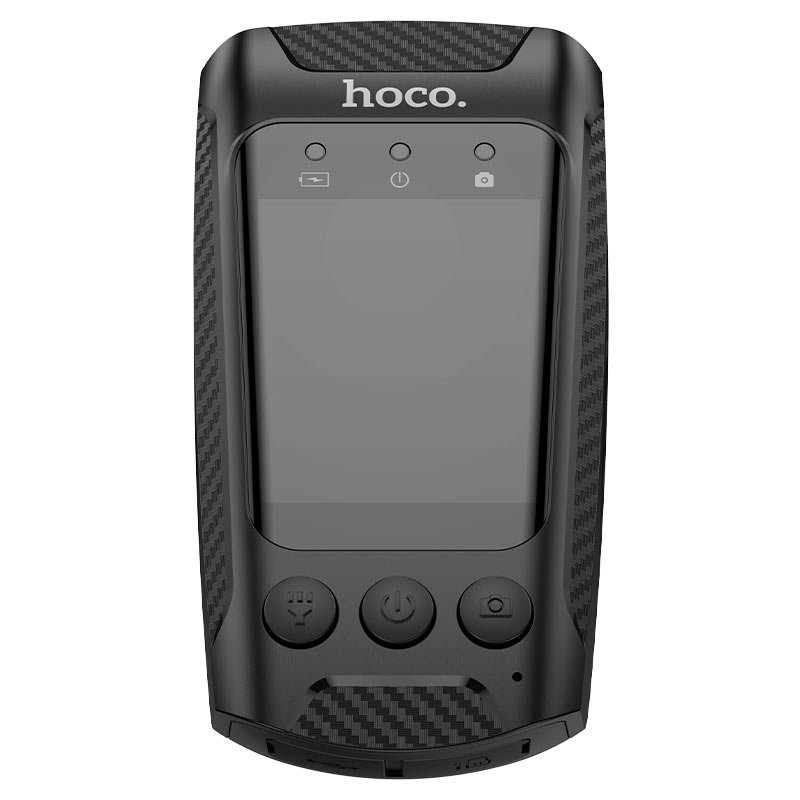Видеорегистратор для мотоцикла Hoco DV104 4K чёрного цвета
