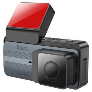 Видеорегистратор 2K с GPS Hoco DV11 серебристо-серого цвета